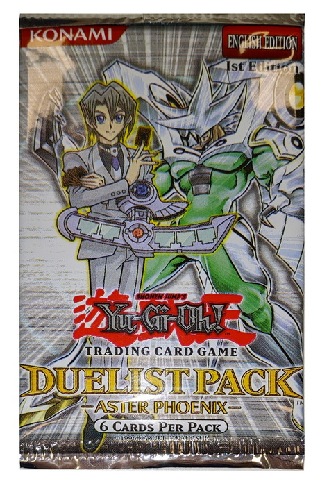 Duelist Pack Aster Phoenix GX - Bustina (5 carte per bustina) 1st Edition