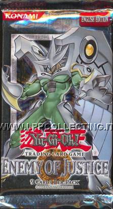 Bustina Enemy of Justice (9 carte per bustina)