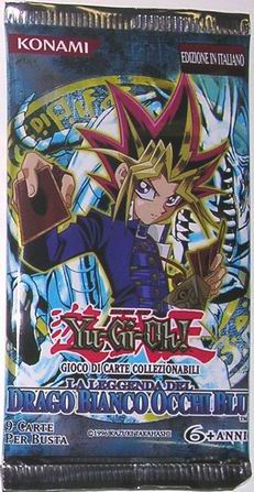 Bustina Leggenda del Drago Bianco Occhi Blu (9 carte per bustina)