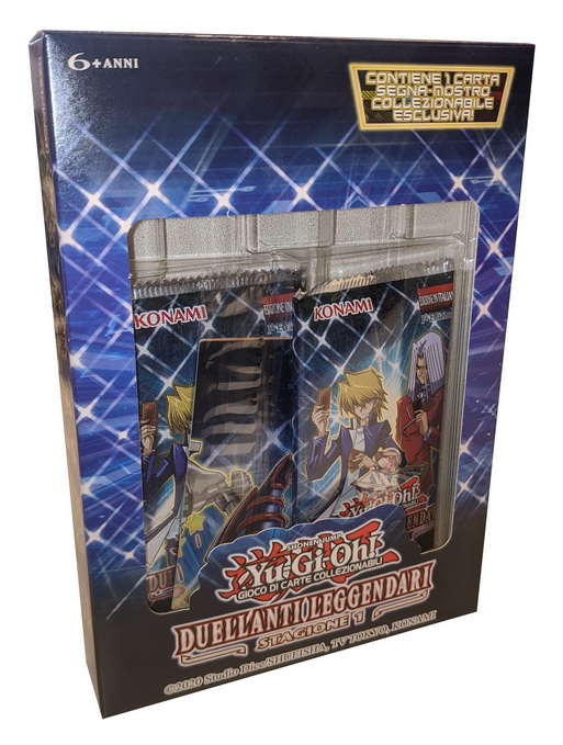 Duellanti Leggendari: Stagione 1 ITA - Confezione (2 buste da 18 carte + 1 carta variant)