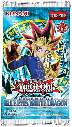 Legend of Blue-Eyes White Dragon ENG 25th Anniversary - Bustina (9 carte per bustina)
