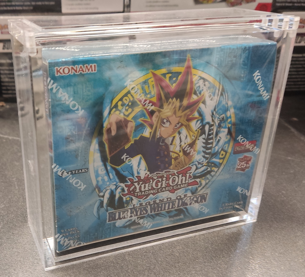 Legend of Blue-Eyes White Dragon ENG 25th Anniversary - Box 24 bustine + Case in plexyglass Cards Collection