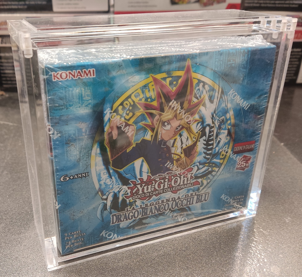 La Leggenda del Drago Bianco Occhi Blu ITA 25th Anniversary - Box 24 bustine + Case in plexyglass Cards Collection