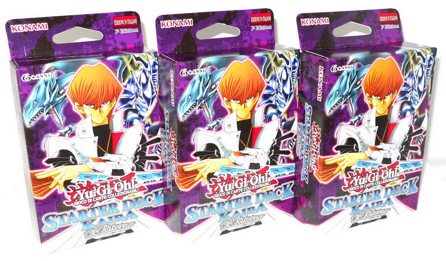 [ST.17] 3x Starter Deck Kaiba Il Ritorno - 1a Edizione