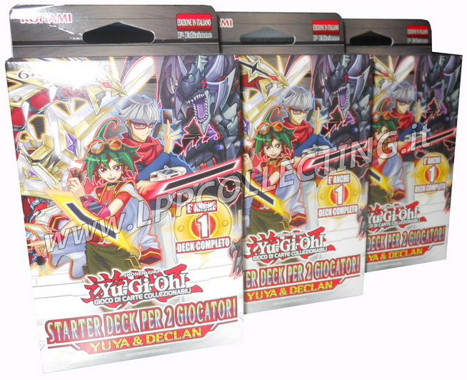 [ST.19] 3x Starter Deck Yuya & Declan - 1a Edizione (confezione danneggiata, mazzo sigillato)