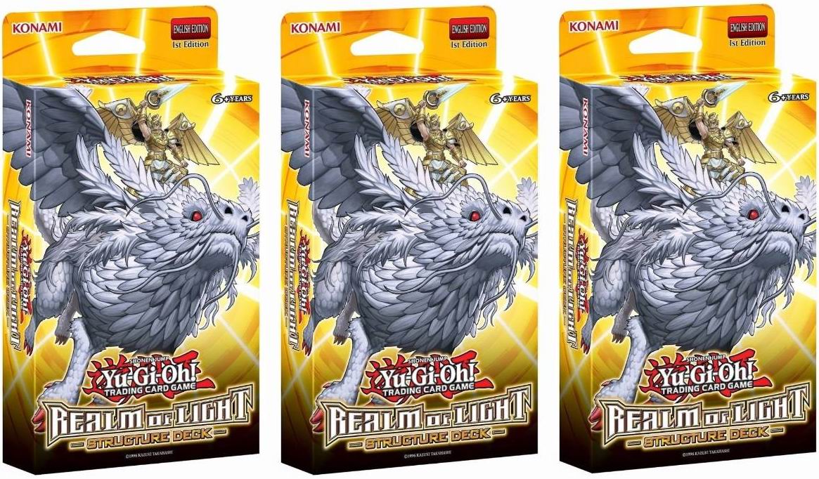 ENG - [NR.27] 3x Structure Deck Realm of the Light 1st Edition