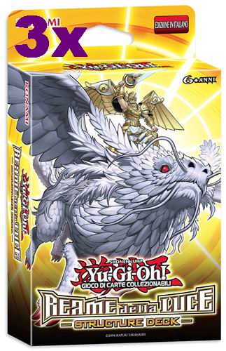 ITA - [NR.27] 3x Structure Deck: Reame della Luce 1a Edizione