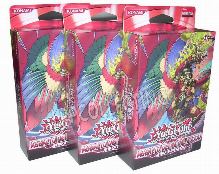 ITA - [NR.24] 3x Structure Deck: Assalto dei Re del Fuoco