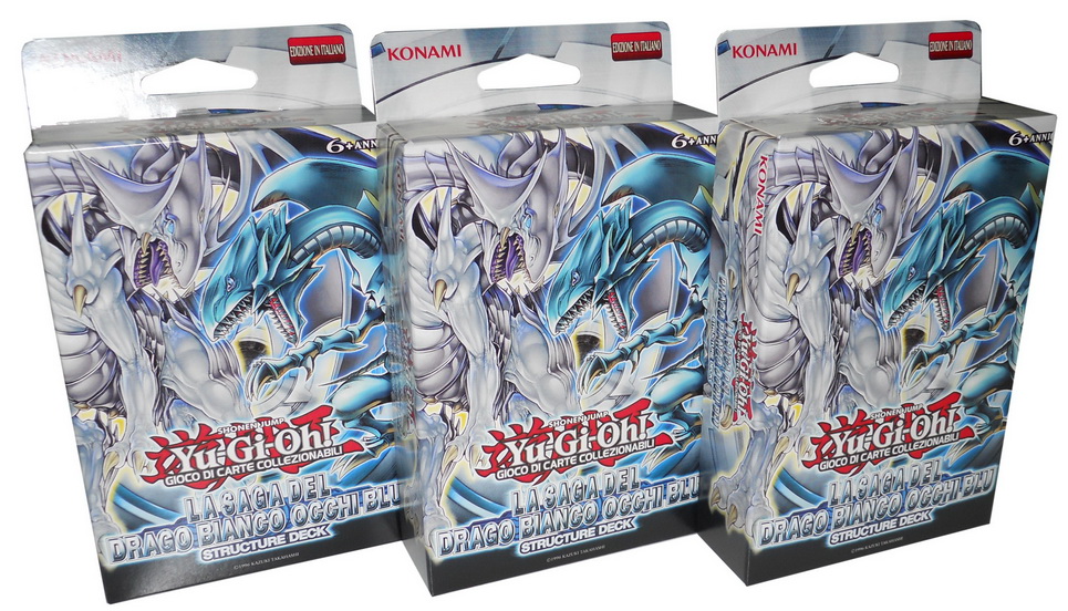 ITA - [NR.25] 3x Structure Deck: La Saga del Drago Bianco Occhi Blu