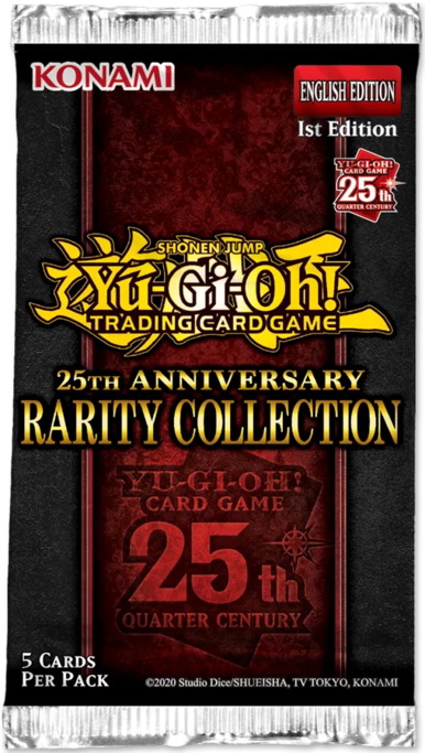 25th Anniversary Rarity Collection ENG - Bustina 1st Edition (5 carte per bustina)