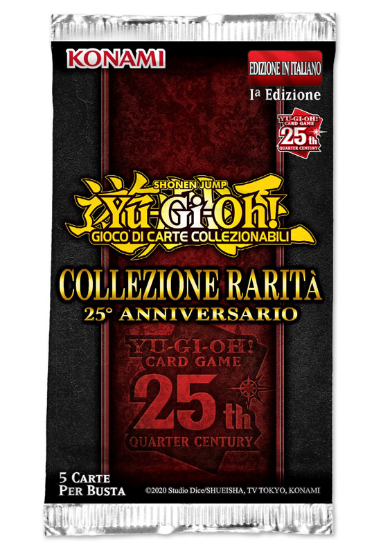 Collezione Rarità 25o Anniversario ITA - Bustina 1a Edizione (5 carte per bustina)