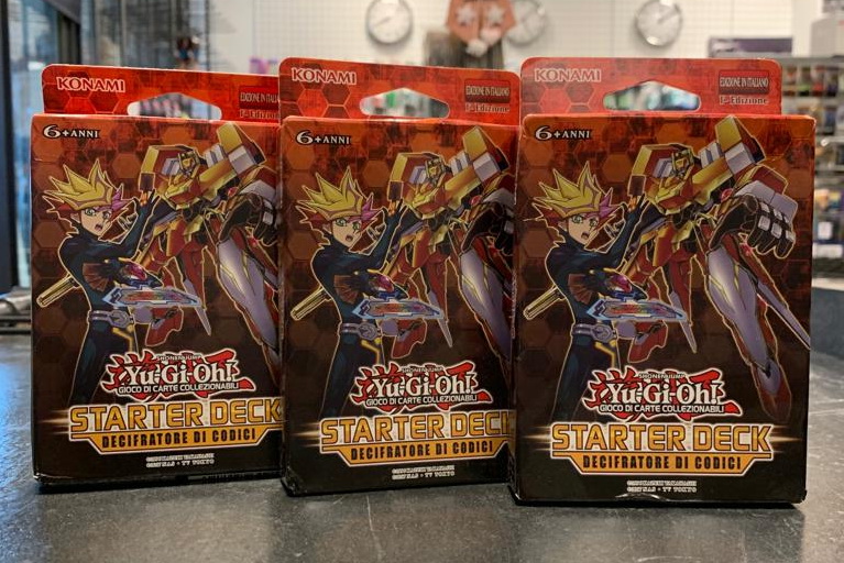 [ST.22] 3x Starter Deck Decifratore di Codici - 1a Edizione (confezione danneggiata, mazzo sigillato