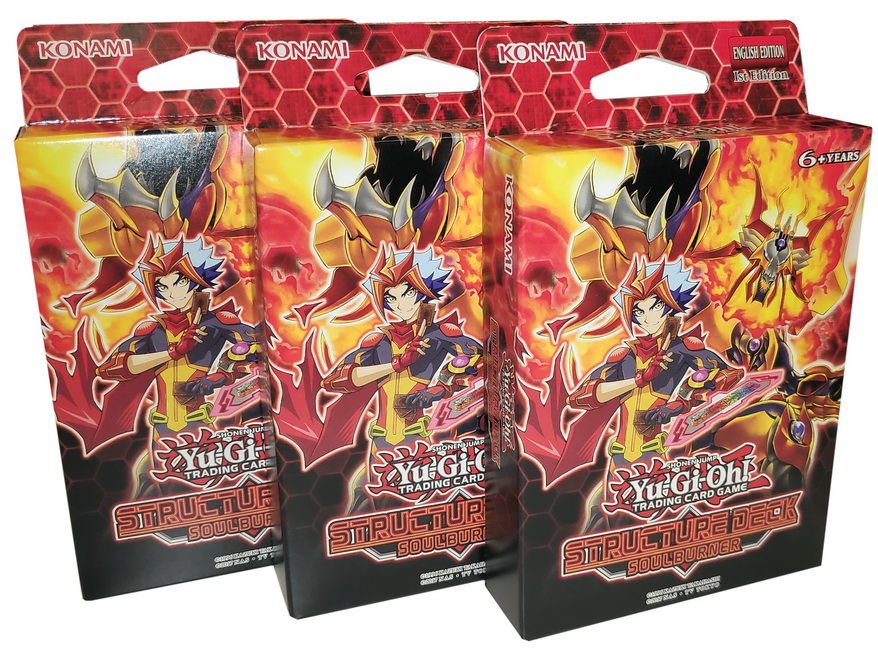 ENG - [NR.44] 3x Structure Deck Soulburner 1st Edition