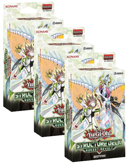 ENG - [NR.46] 3x Structure Deck: Rokket Revolt 1a Edizione