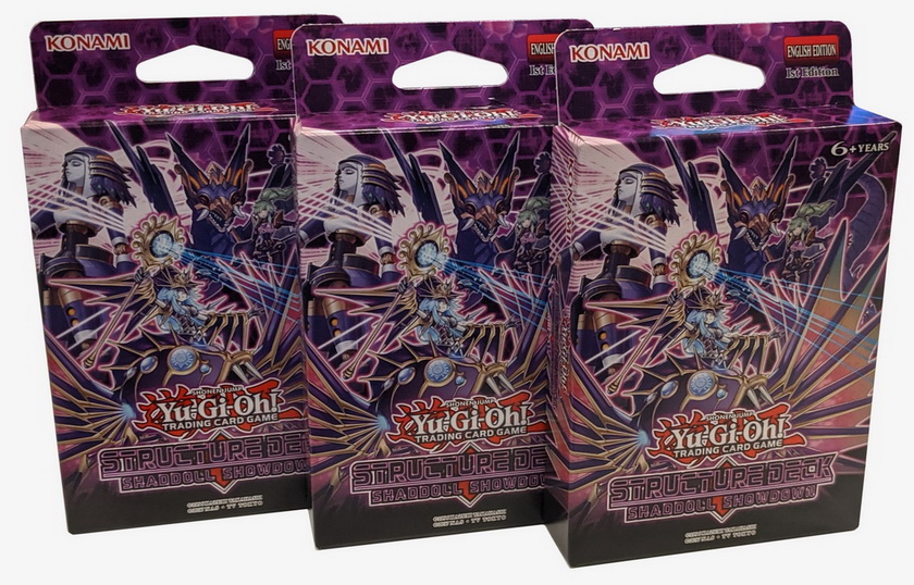 ENG - [NR.47] 3x Structure Deck: Shaddoll Showdown 1st Edition