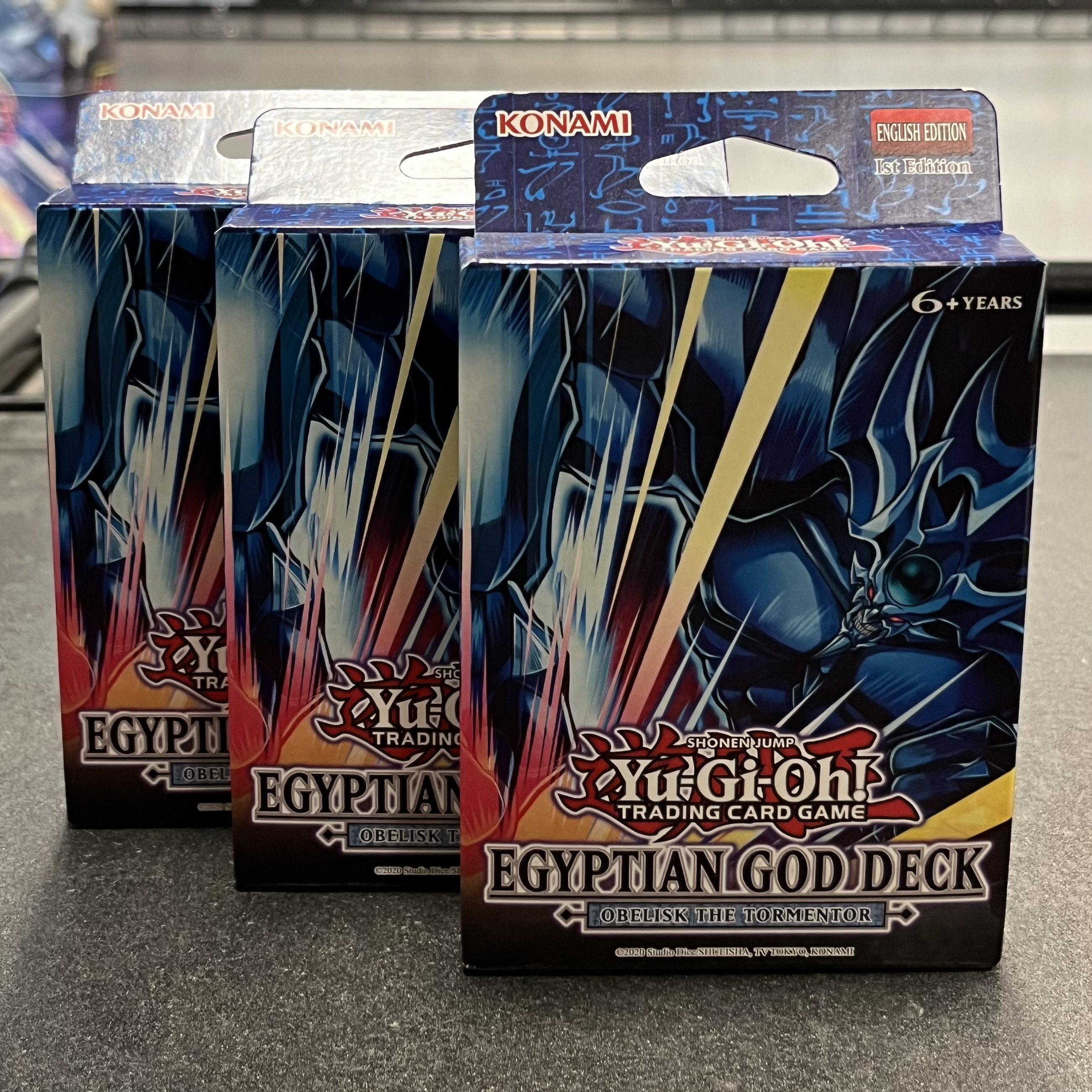 ENG - [NR.53] 3x Egyptian God Deck: Obelisk the Tormentor 1st Edition