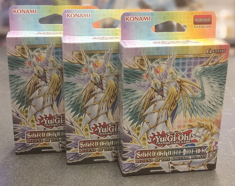 ENG - [NR.56] 3x Structure Deck: Legend of the Crystal Beasts 1st Edition