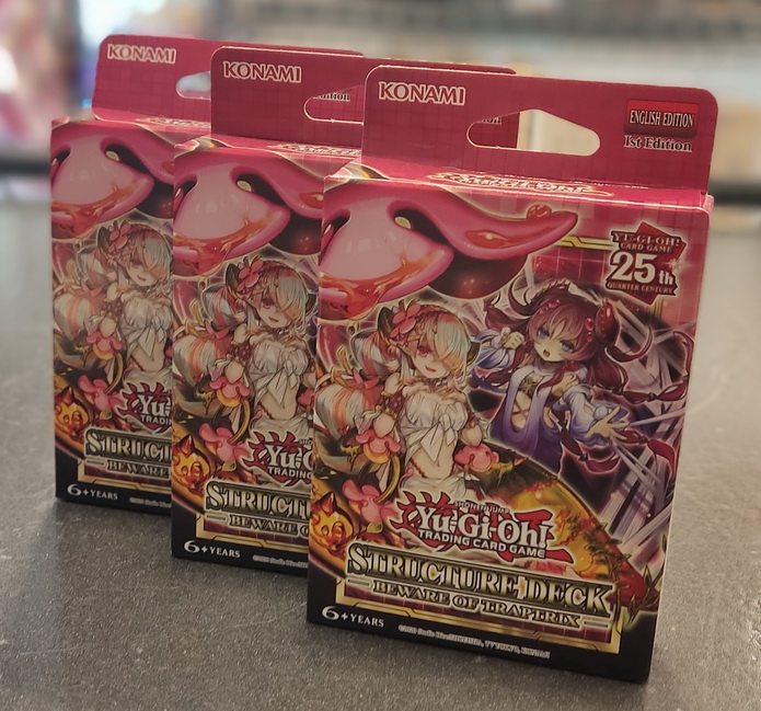 ENG - [NR.58] 3x Structure Deck: Beware of Traptrix 1st Edition