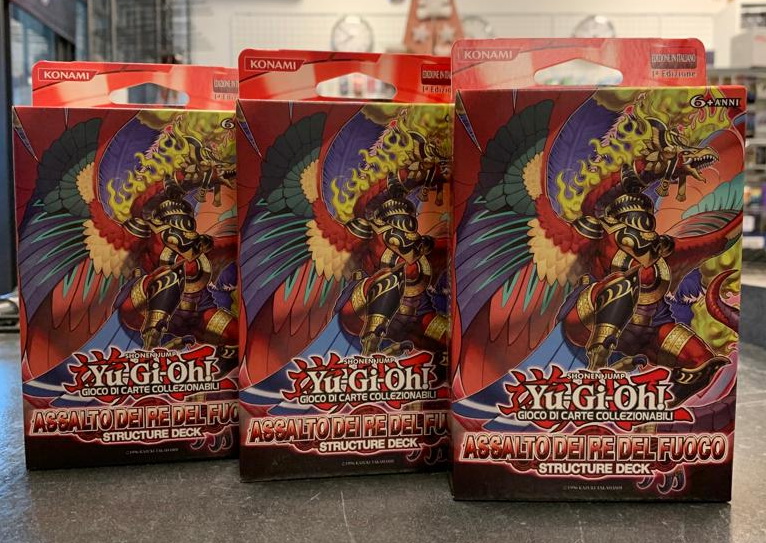 ITA - [NR.24] 3x Structure Deck: Assalto dei Re del Fuoco 1a Edizione