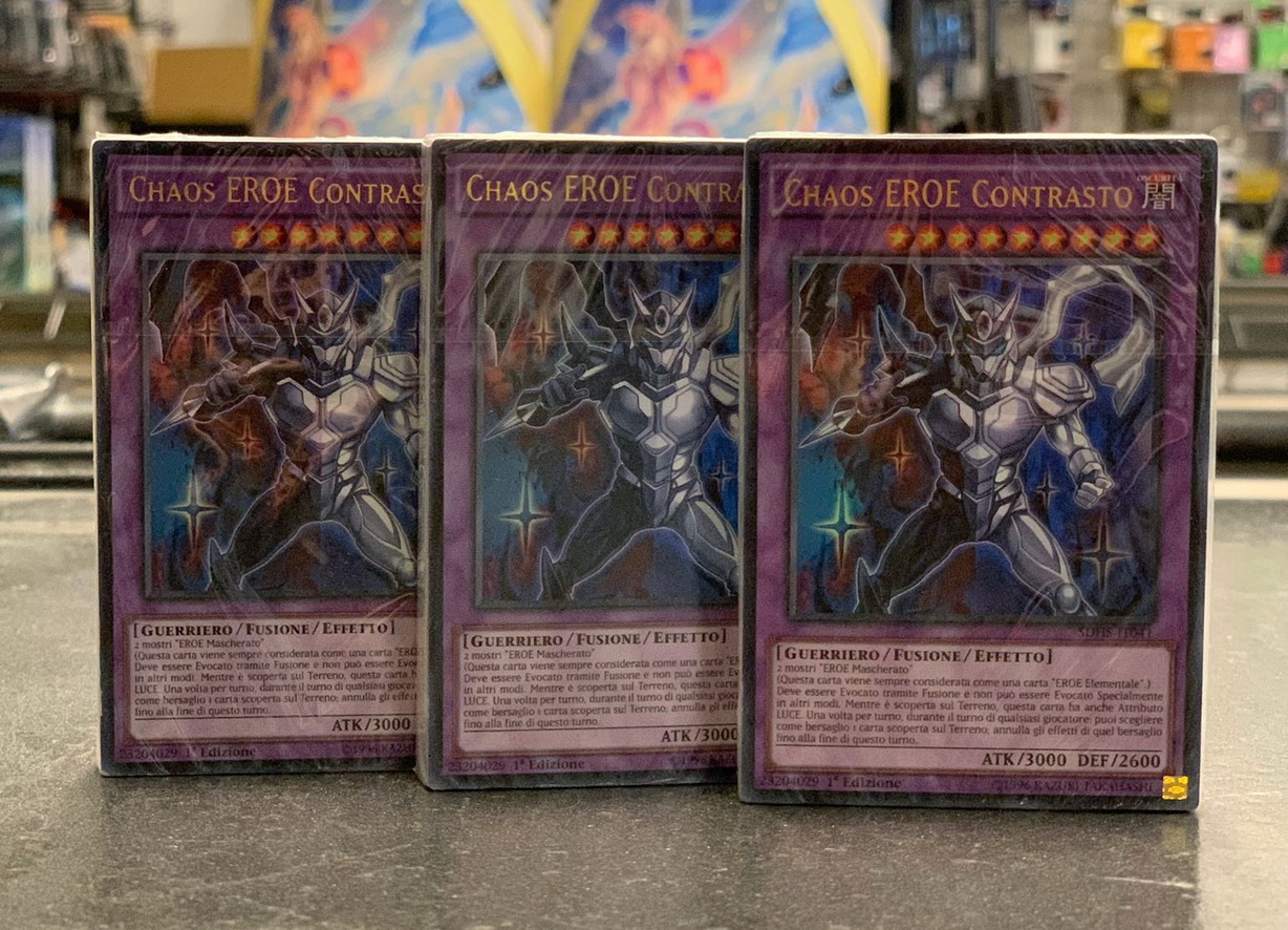 ITA - [NR.29] 3x Structure Deck: Attacco degli Eroi 1a Edizione (mazzo nuovo sigillato senza confezione)
