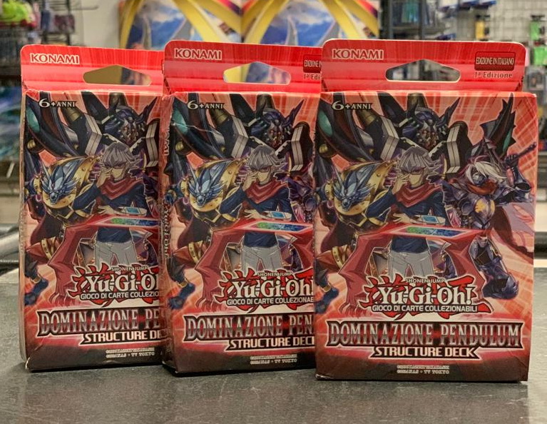 ITA - [NR.36] 3x Structure Deck: Dominazione Pendulum 1a Edizione (confezione danneggiata, mazzo perfettamente sigillato)