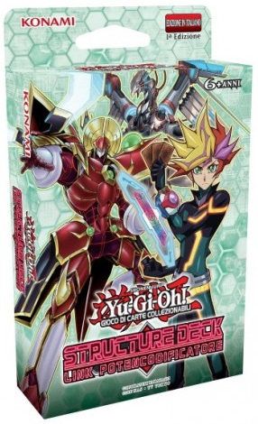 ITA - [NR.42] Structure Deck: Link Potencodificatore 1a Edizione (confezione danneggiata, mazzo perfettamente sigillato)