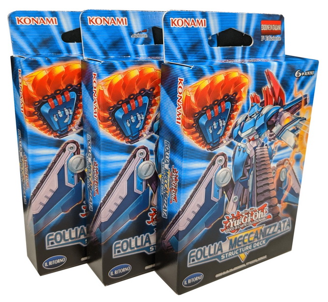 ITA - [NR.48] 3x Structure Deck: Follia Meccanizzata 1a Edizione