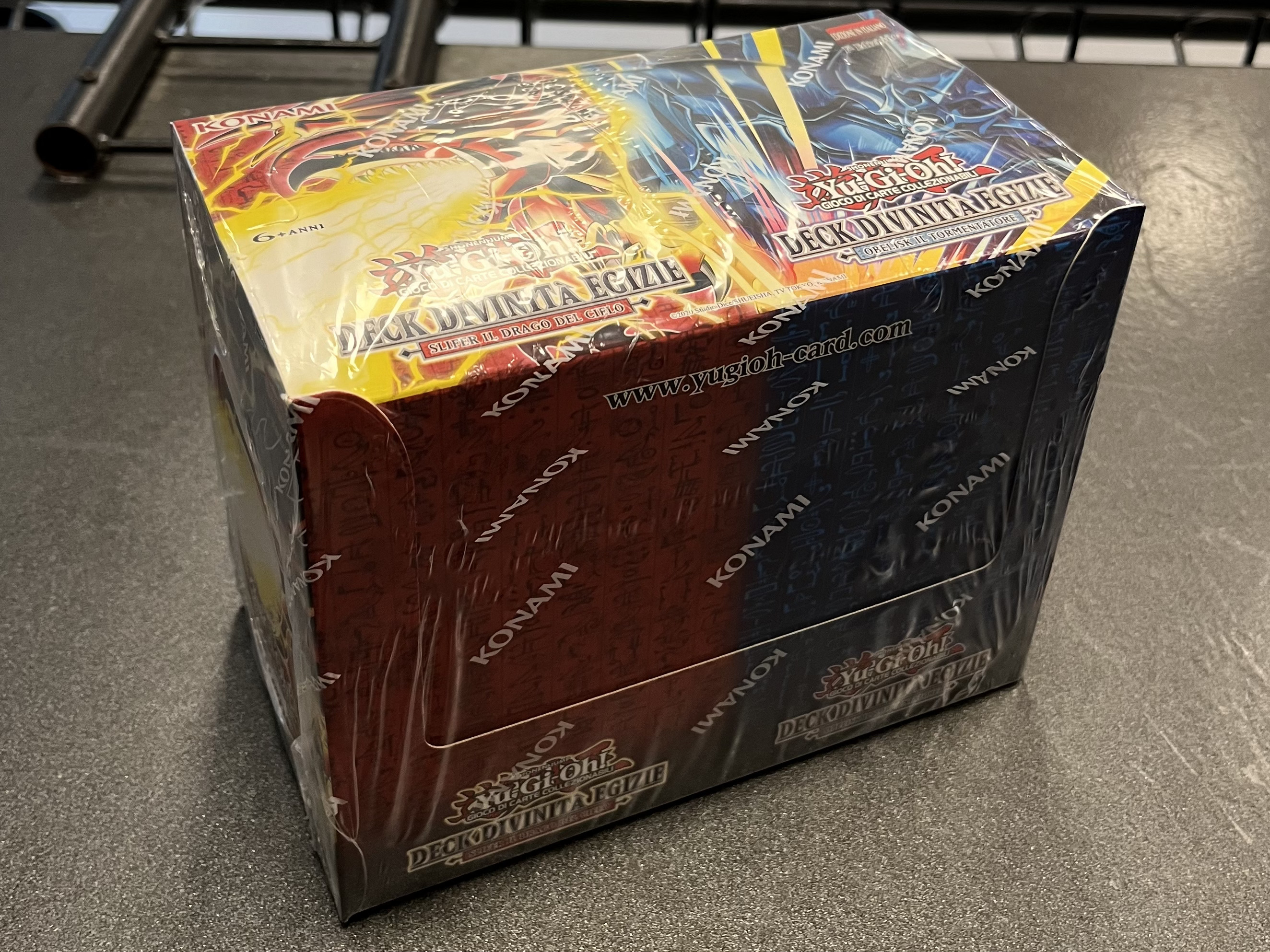 ITA - [NR.52+53] Box 8 Deck Divinità Egizie: 4xSlifer il Drago del Cielo + 4xObelisk il Tormentatore 1a Edizione