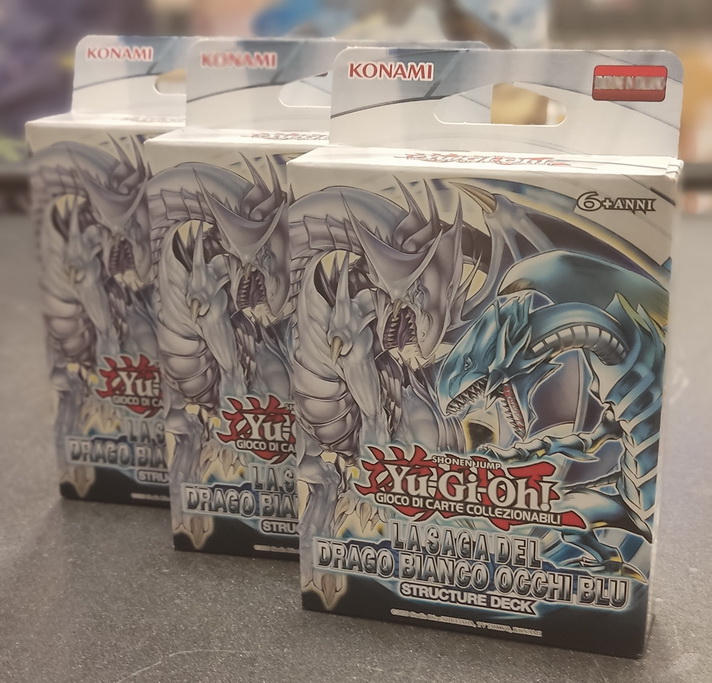 ITA - [NR.25] 3x Structure Deck: La Saga del Drago Bianco Occhi Blu (ristampa 2022)